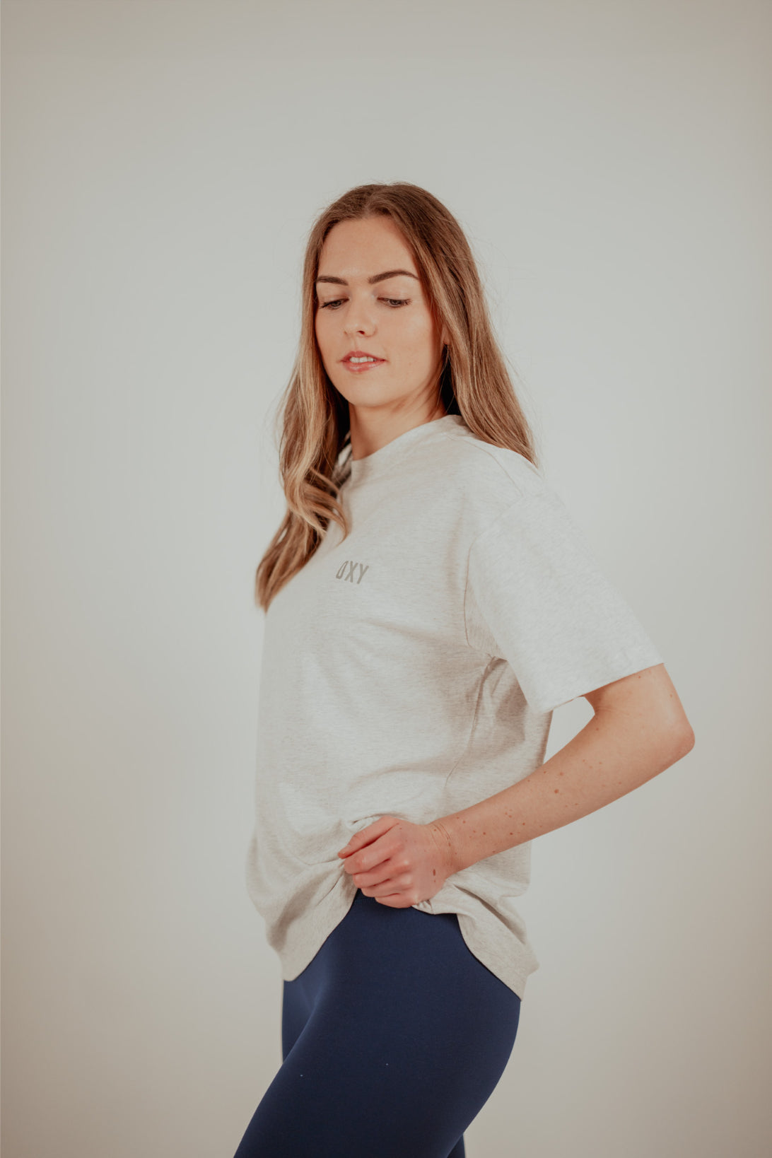 The Boyfriend Tee - Cloud Marle
